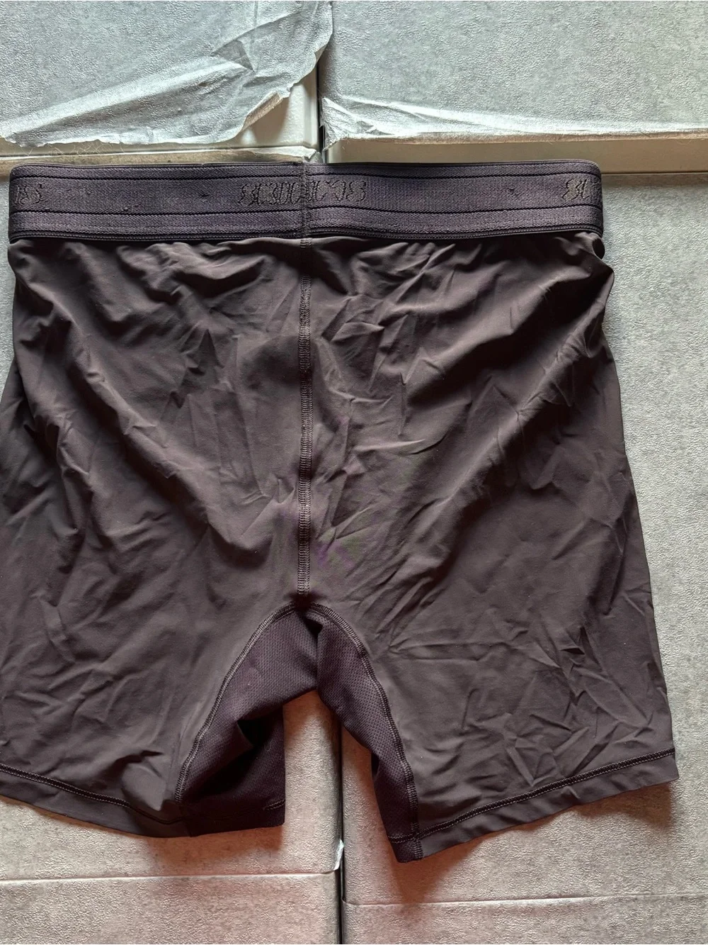 Skims 6 inch inseam mauve brown underwear